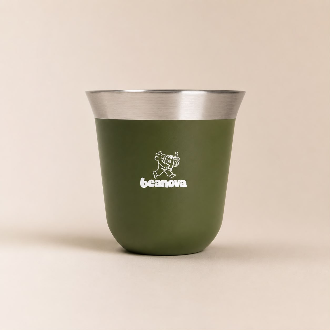 Beanova Stainless Steel Espresso Cup — Forest Green