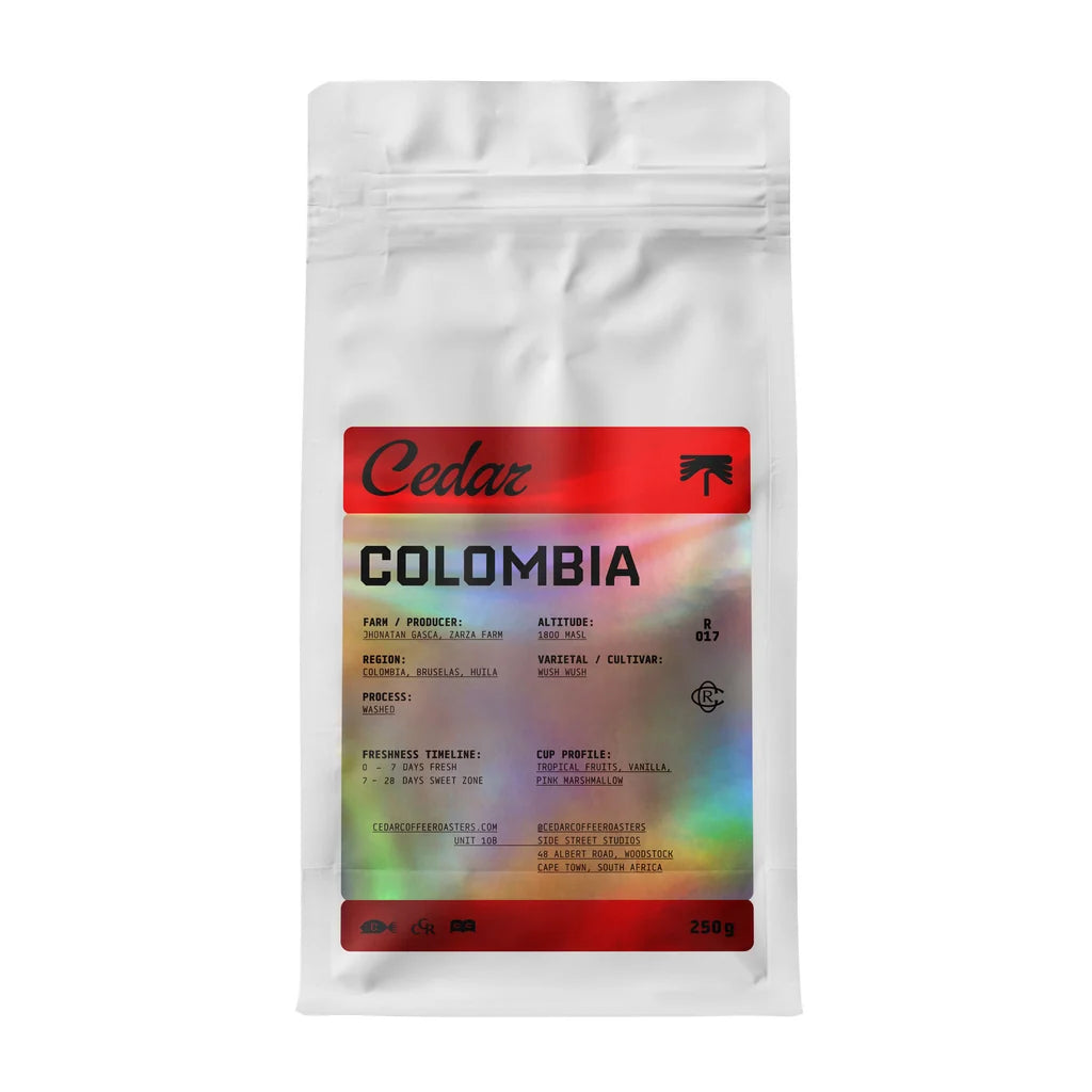 Cedar - Colombia Zarza Anaerobic Washed 250g