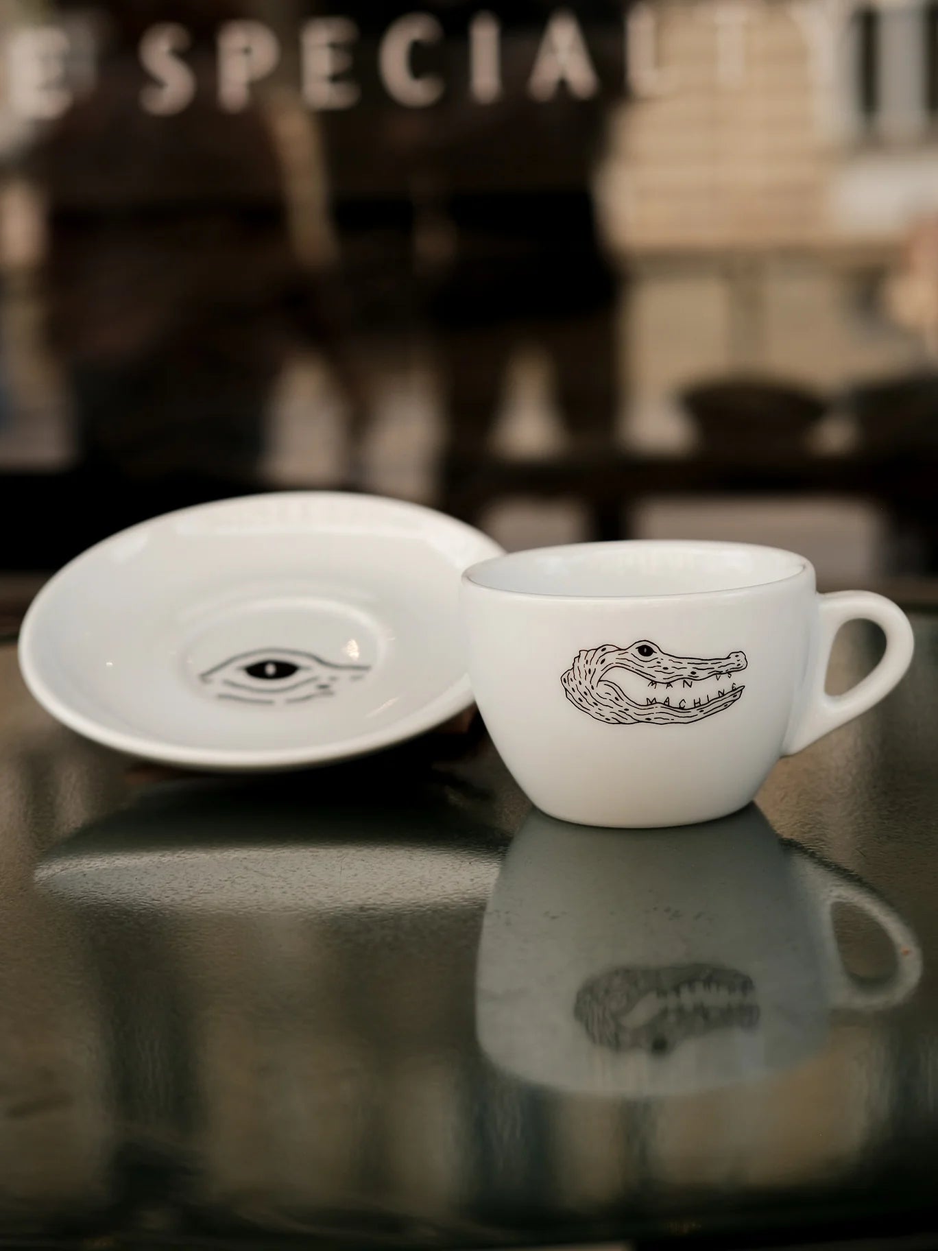 MVSM CROCODILE LOGO CAPPUCCINO CUP 180ml