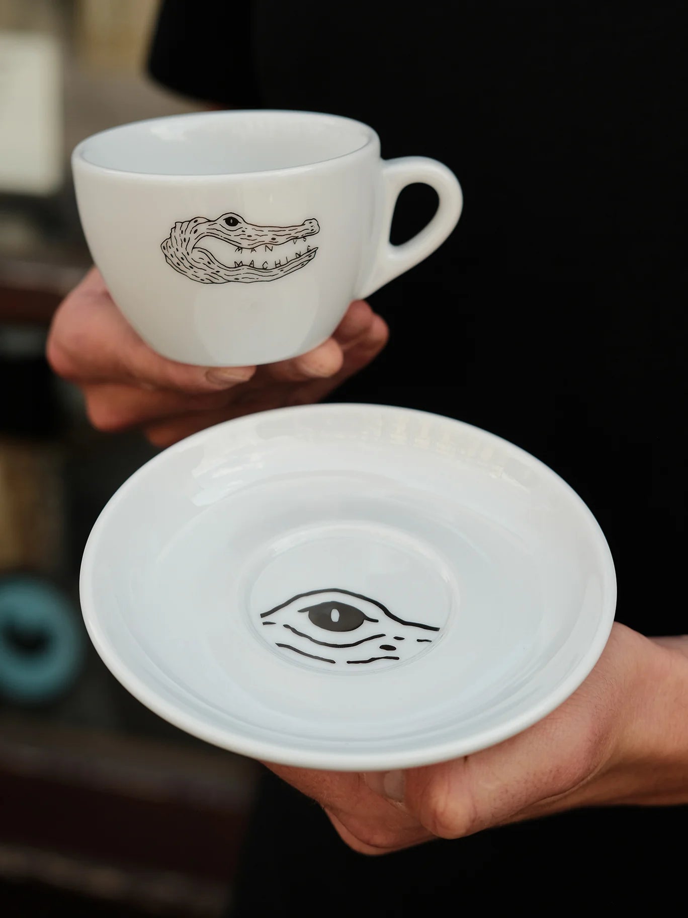 MVSM CROCODILE LOGO CAPPUCCINO CUP 180ml