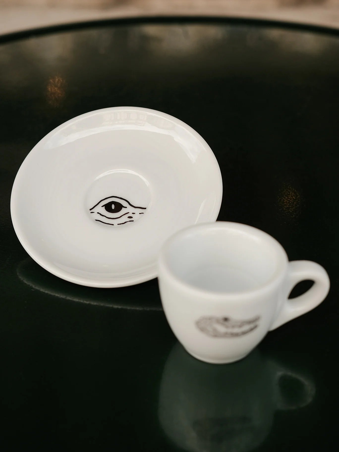 MVSM CROCODILE LOGO ESPRESSO CUP